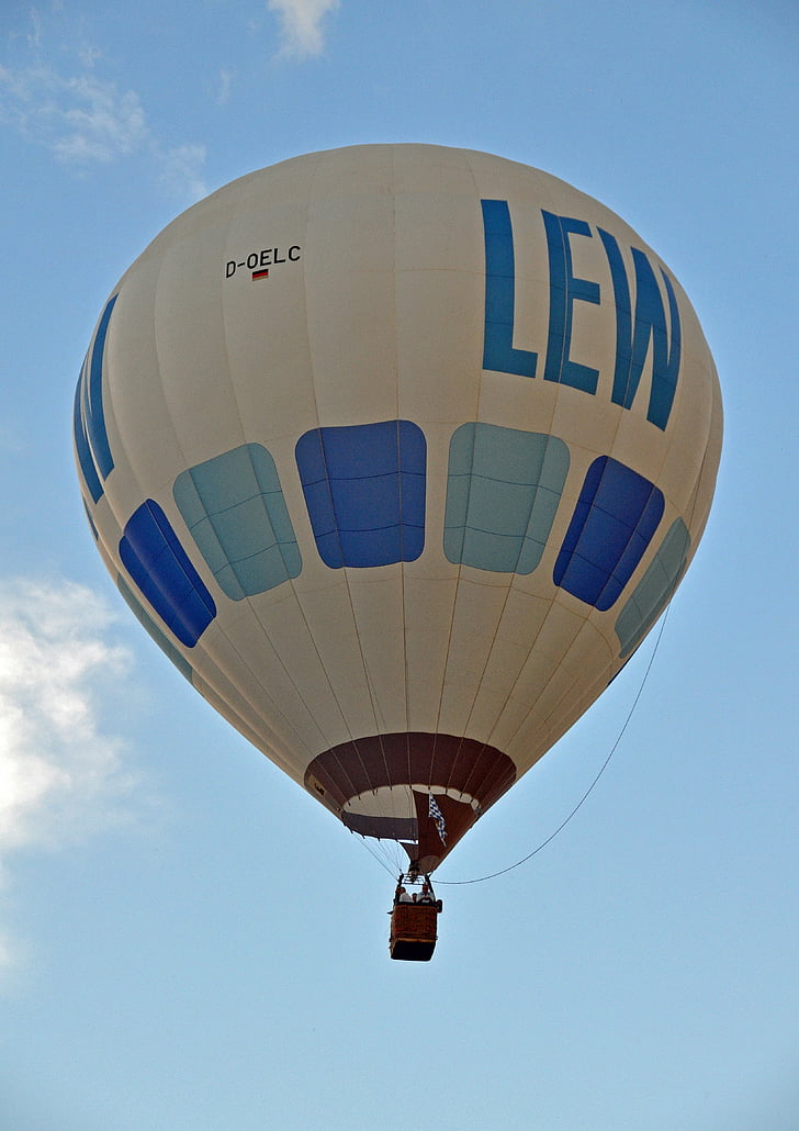 flygplan, varm luftballong ride, Air sport, Sky, solen, upphov, moln