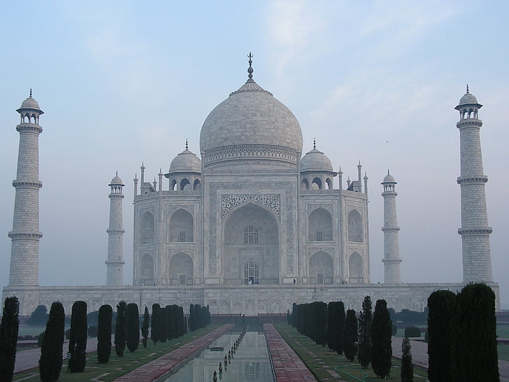 Tai mahal, India, budova, Taj mahal, Agra, Mauzóleum, Architektúra
