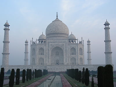 Taï-mahal, Inde, bâtiment, Taj mahal, Agra, Mausolée, architecture