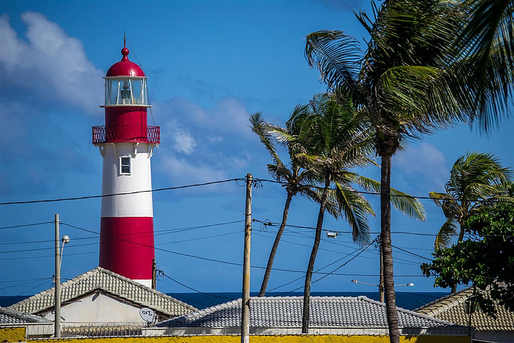 Lighthouse, Salvador, Brasilien, Bahia, vartegn, arkitektur, Beacon