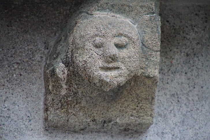 Голова, sculura, камінь, жіночий монастир, Шартрез, Merano, місті Senales