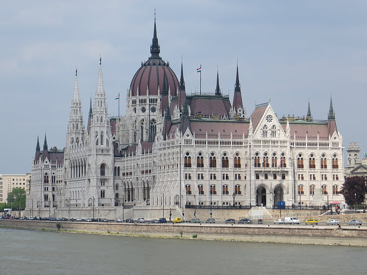 Budapeštas, Parlamento rūmai, Vengrija, Architektūra, pastatas, senas, Lankytinos vietos