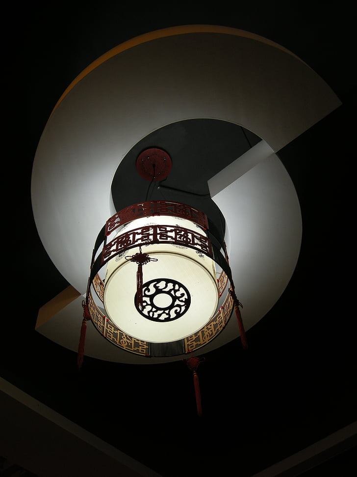 verlichting, China wind, mooie, elektrische lamp
