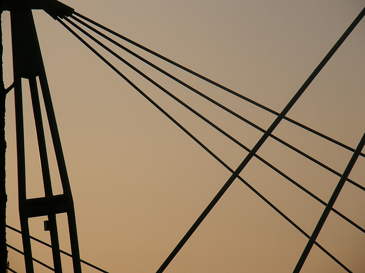 lines, cables, roof, span
