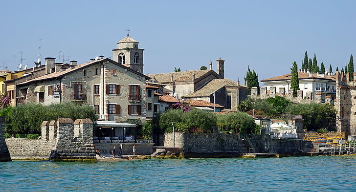 sirmione, garda, italy, historic building, old, historically, places of interest