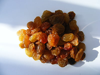 dried, golden, grapes, raisins, fruit, fall, natural