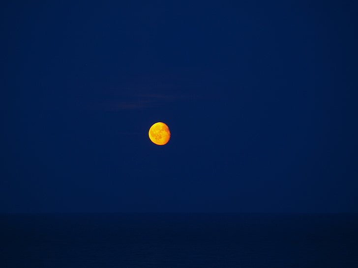 Lluna, Mar, nit