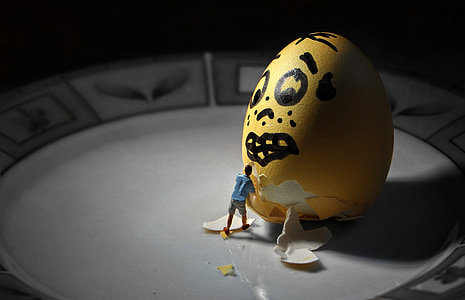 olu, Easter egg, maz cilvēku, sīkie ļautiņi