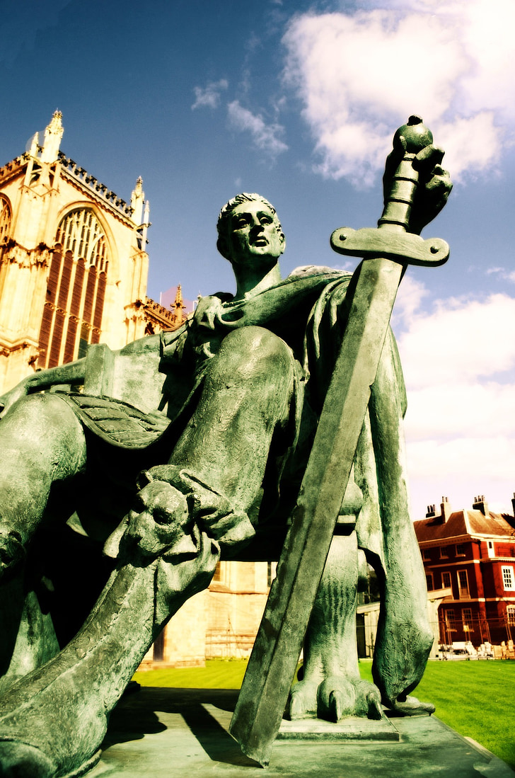 patung, Constantine, York, Sejarah, Warisan, latar belakang, seni