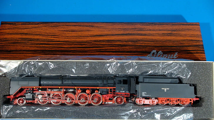 locomotiva cu abur, H0, model de cale ferată, tren