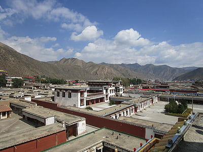 Labrang est, bouddhisme tibétain, dans la préfecture de gannan