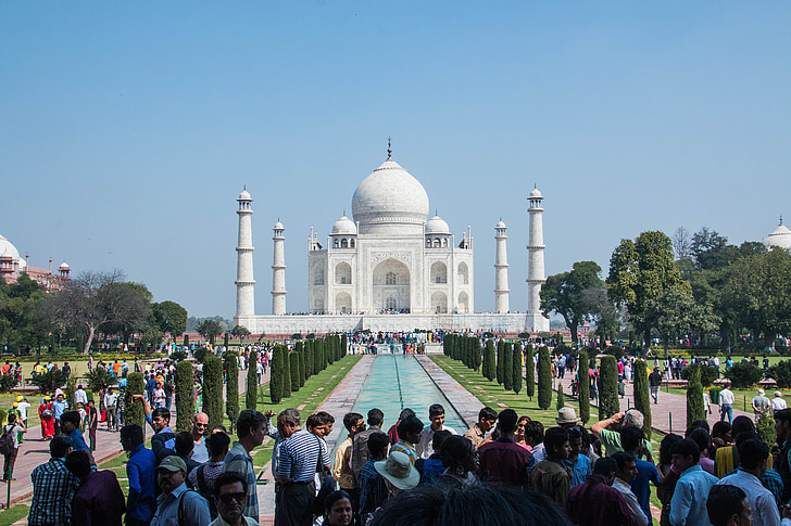 Taj mahal, Agra, Indien, Taj, Mahal, Jahan, Palace