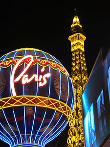hotel Paryż, las vegas, taśmy, kasyno, Nevada, Rozrywka, podróży