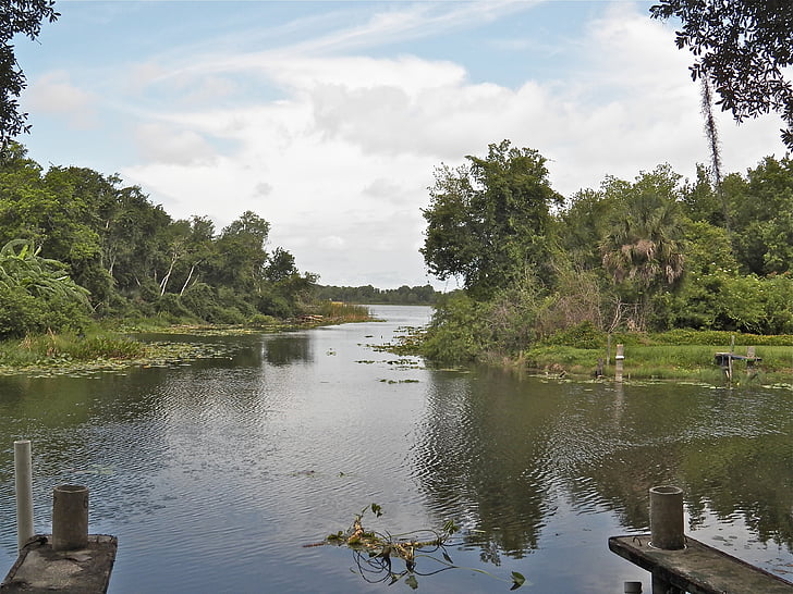 Florida su yolu, Göl, su, doğa, sahne, doğal su, doğal