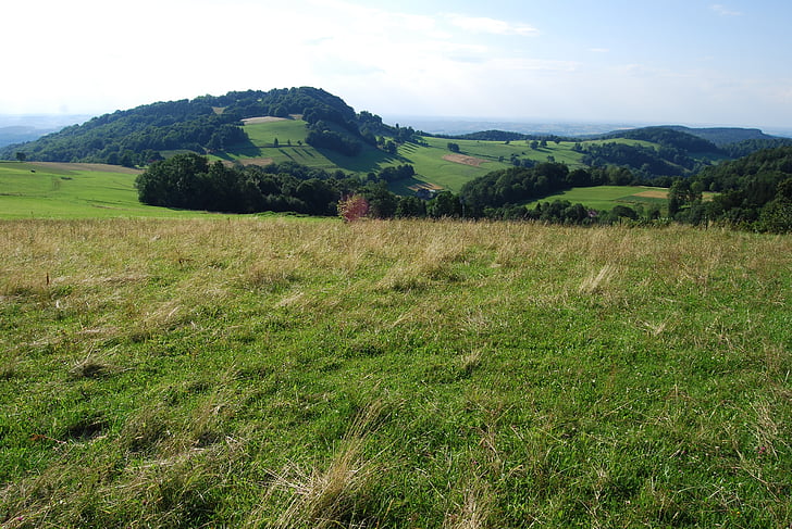 hory, pohled, Příroda, krajina