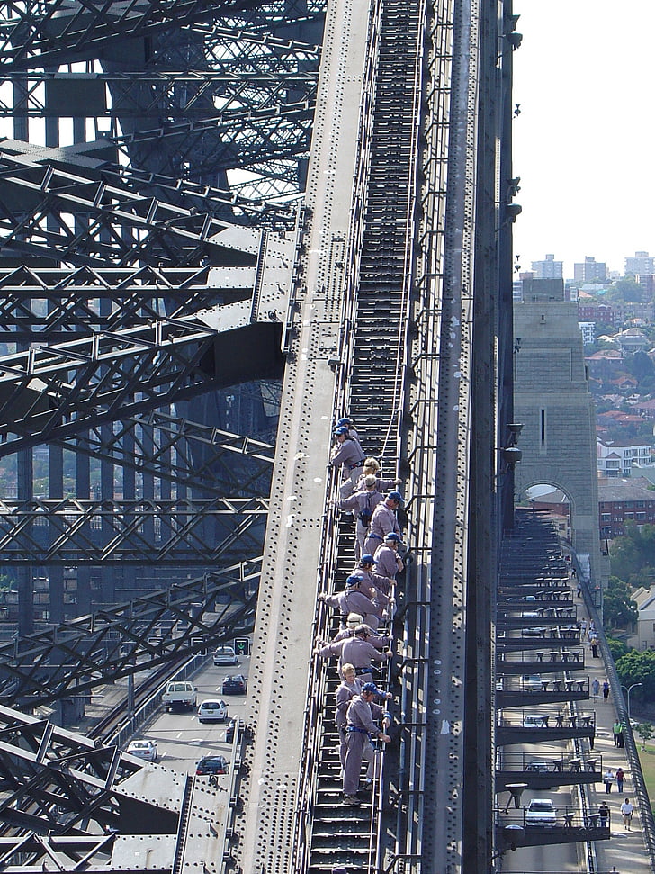Sydney, Harbour bridge, Most, Austrálie, zajímavá místa, turistická atrakce, Architektura