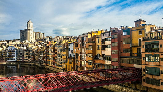 Girona, Catalonia (Barselona), Catalunya, Costa brava, Akdeniz, su, nehir