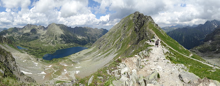 Tatry, bjerge, Panorama, Høje Tatra, landskab, natur