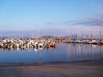 port, Sardaigne, Italie, bateaux, bateaux à voiles, méditerranéenne, voilier