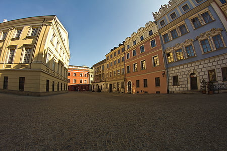 Lublin, mesto, arhitektura, staro mestno jedro, spomenik, vzhod