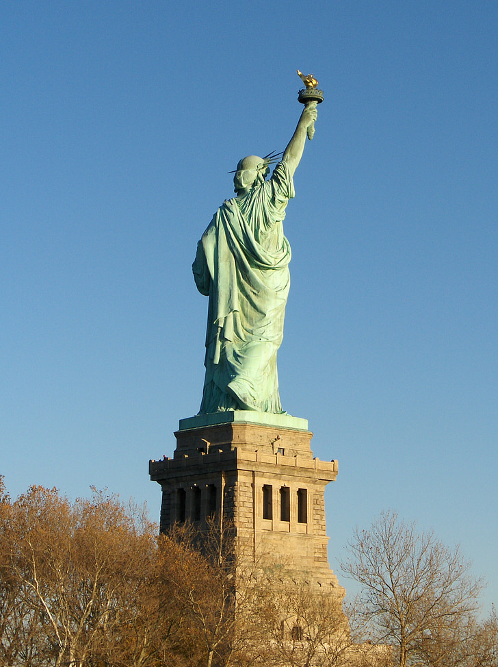 άγαλμα της ελευθερίας, Νέα Υόρκη, νησί Liberty