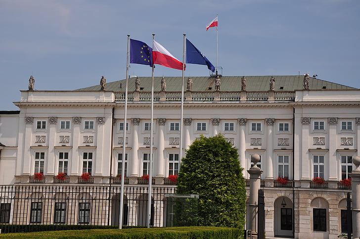 Varsova, Pałac namiestnikowski palace, presidentin palatsi, puhemies, Power, palatsi, arkkitehtuuri