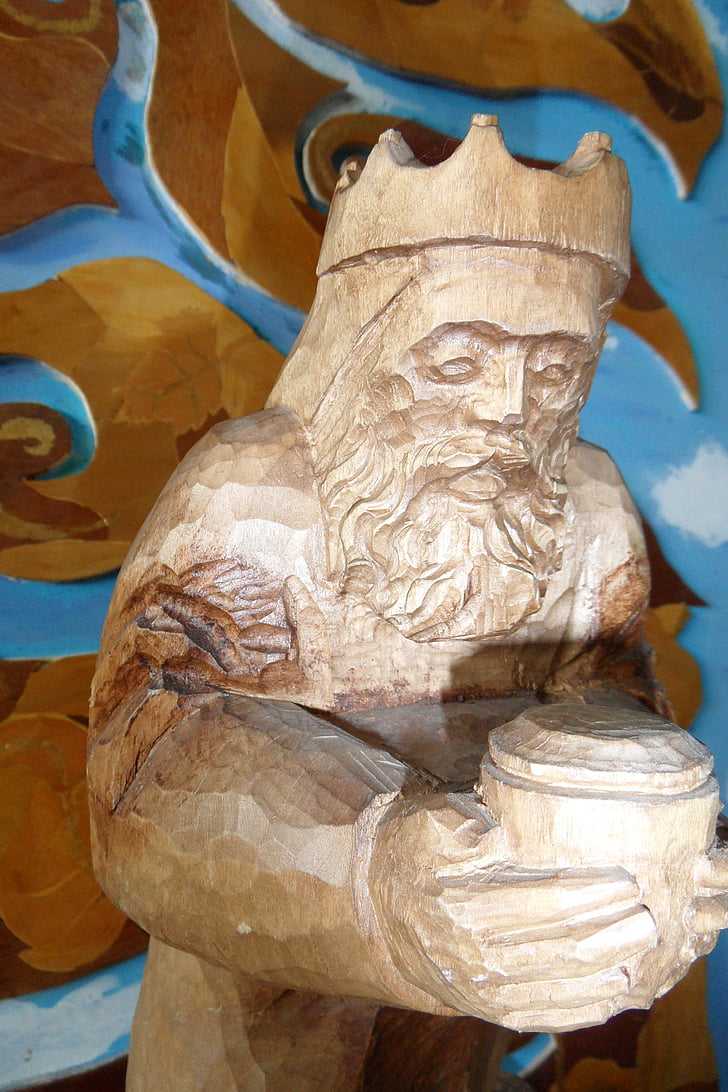 Reyes Magos, escultura, madera