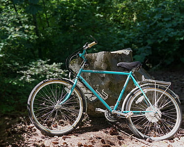 велосипед, Старий, Schwinn, ретро, класичний, транспорт, літо