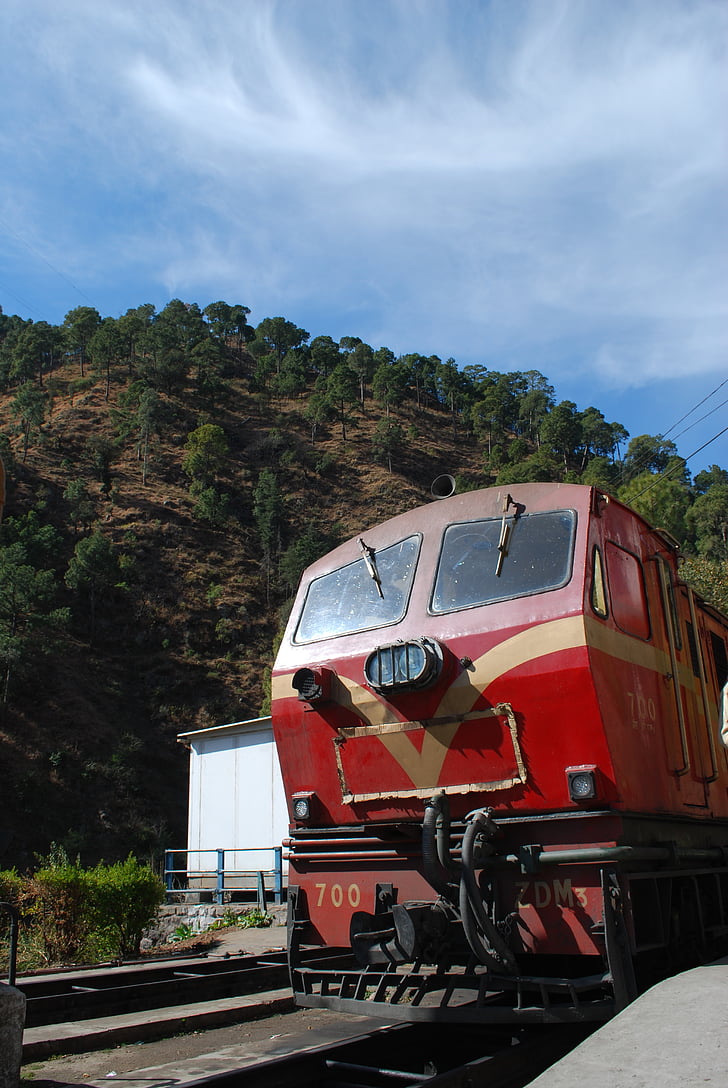 Shimla, vlak, turizam, putnika, Željeznički, kalka-shimla, uske