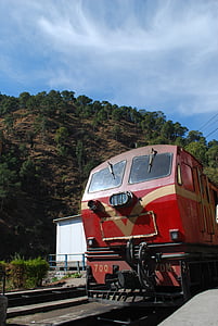 Shimla, vlak, turizem, potnik, železniške, kalka shimla, ozke
