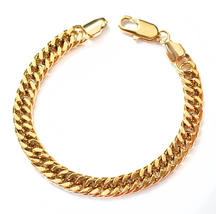 gold, chain, bracelet, jewelry, jewellery, adornment, elegance