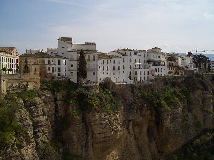 Ronda, Spanien, Europa, staden, gamla stan, Street, arkitektur