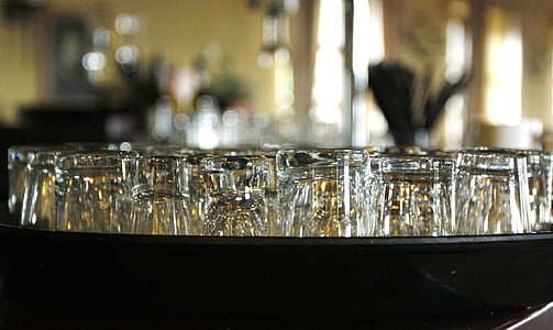 bar, Taverna, Blat, bicchieri di vino, trasparente, in porcellana, bevande