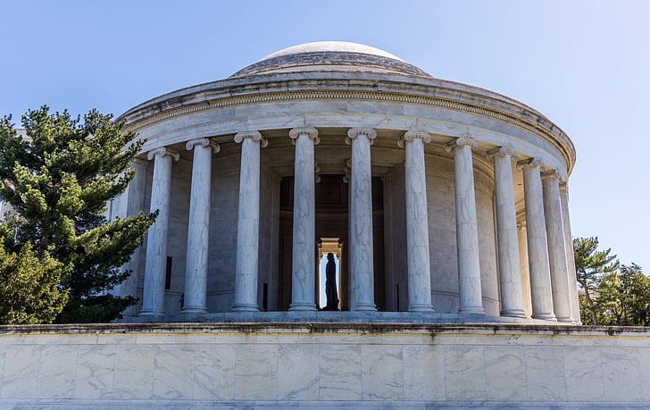 Jefferson memorial, Washington dc, statuen