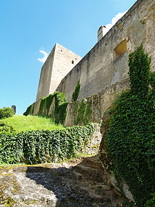 Landštejn, Schloss, die Befestigungen, Romanik, Tschechische Republik, Denkmal