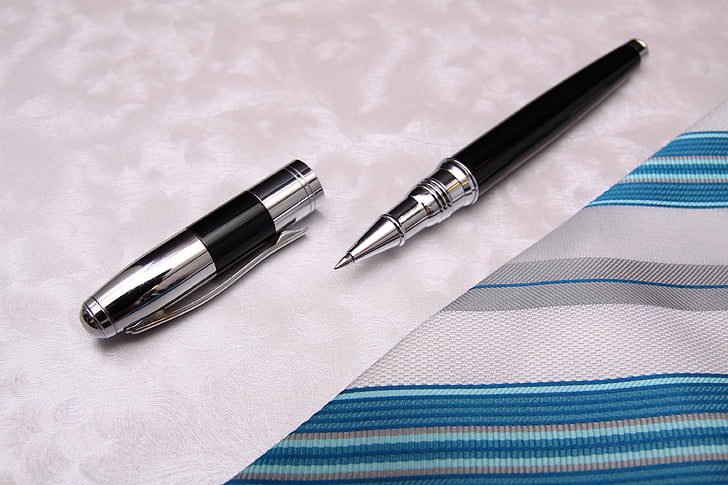 poduzetnik, ugovor, potpis, olovka, kravata, poslovni, trgovina