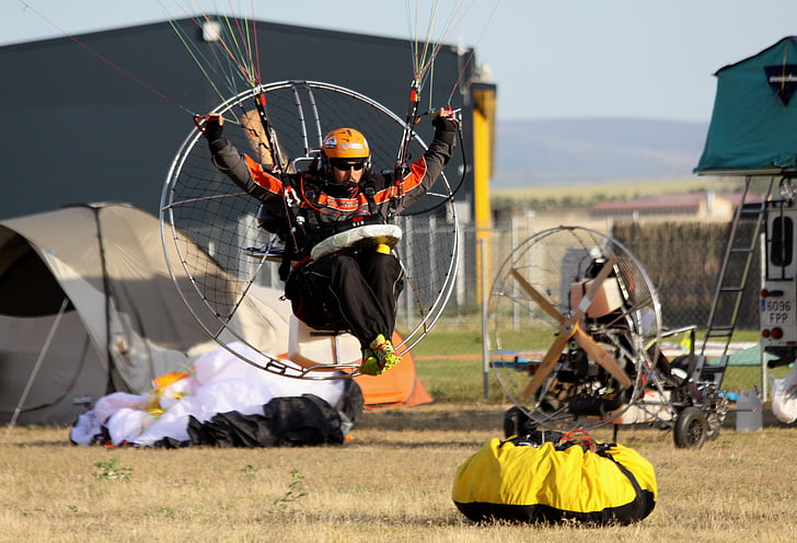 paramotor, повітря спорт, Легка авіація, парашут, Спорт, стрибки з парашутом, на відкритому повітрі