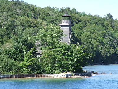 Lighthouse, Grand island, Michigan