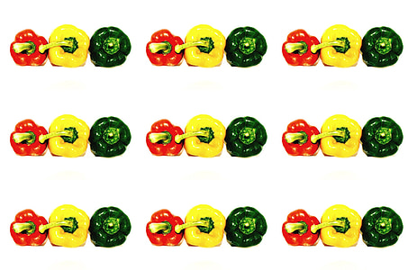 paprika, capsicum, pepper, peppers, vegetables, background, green