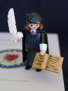 martin luther, bible, faith, protestant, reformation, playmobil, luther year