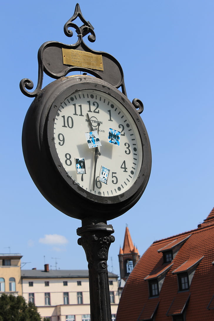 Bydgoszcz, ceas, strada, strada ceas, timp