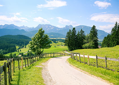 Allgäu, Eisenberg, Bavaria, kalni, kalnu grēda, Bavārijas Alpi, Alpu