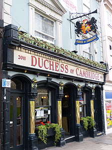 pub, England, Windsor, London, Storbritannien, facade, historisk set