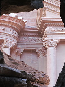 Petra, Jordanië, woestijn, rotsstad, steen, ruïne, zand steen