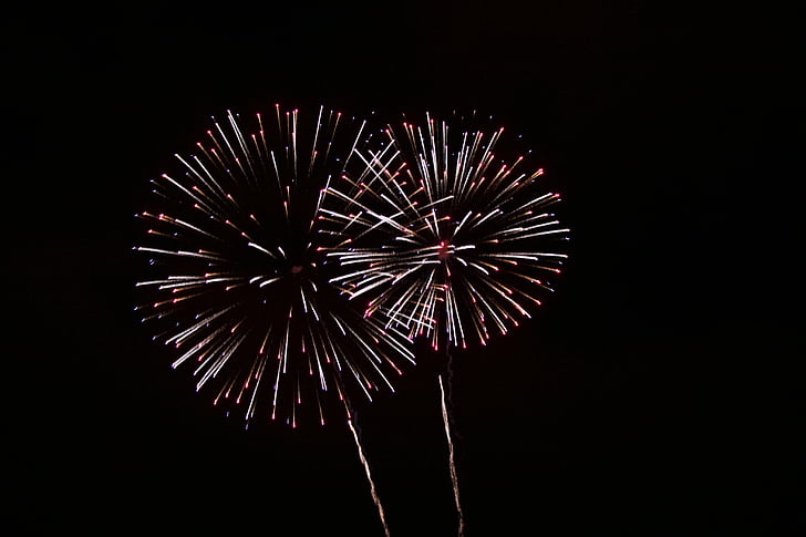 fireworks, display, nighttime, firework display, celebration, firework - man made object, night