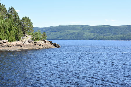 természet, Plein-air, nyári, fjord, kültéri