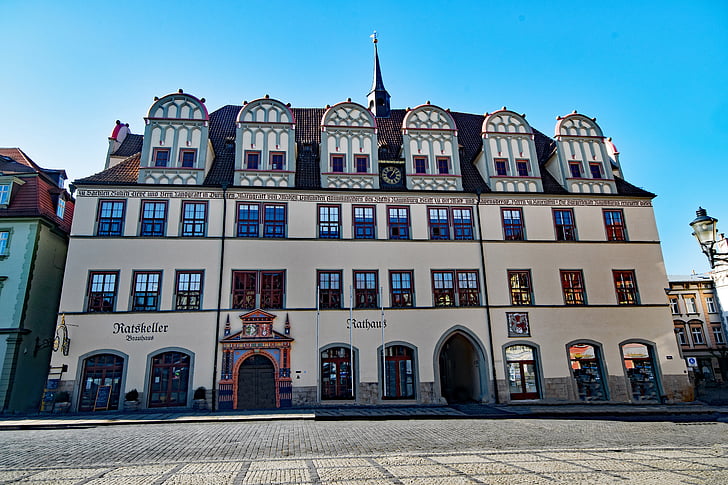 Naumburg, Saxe-anhalt, Allemagne, vieille ville, lieux d’intérêt, bâtiment, Hôtel de ville
