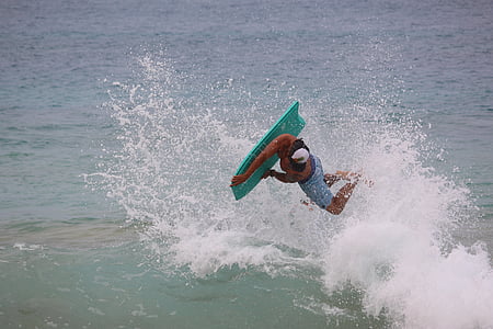 surfista, mar, Maui, surf, desporto, esportes radicais, diversão