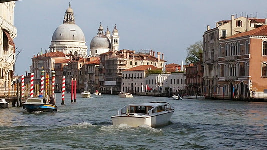 Veneza, mar, barco
