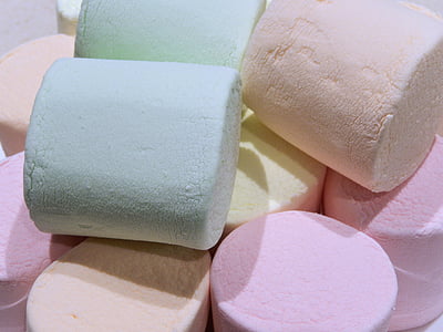 marshmallows, Jumbo, ovocnou príchuťou, sladký, jedlo